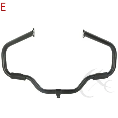 Мотоциклетная защита двигателя Highway Crash Bar для Harley Touring Sportster XL 883 Road King Black - Цвет: E