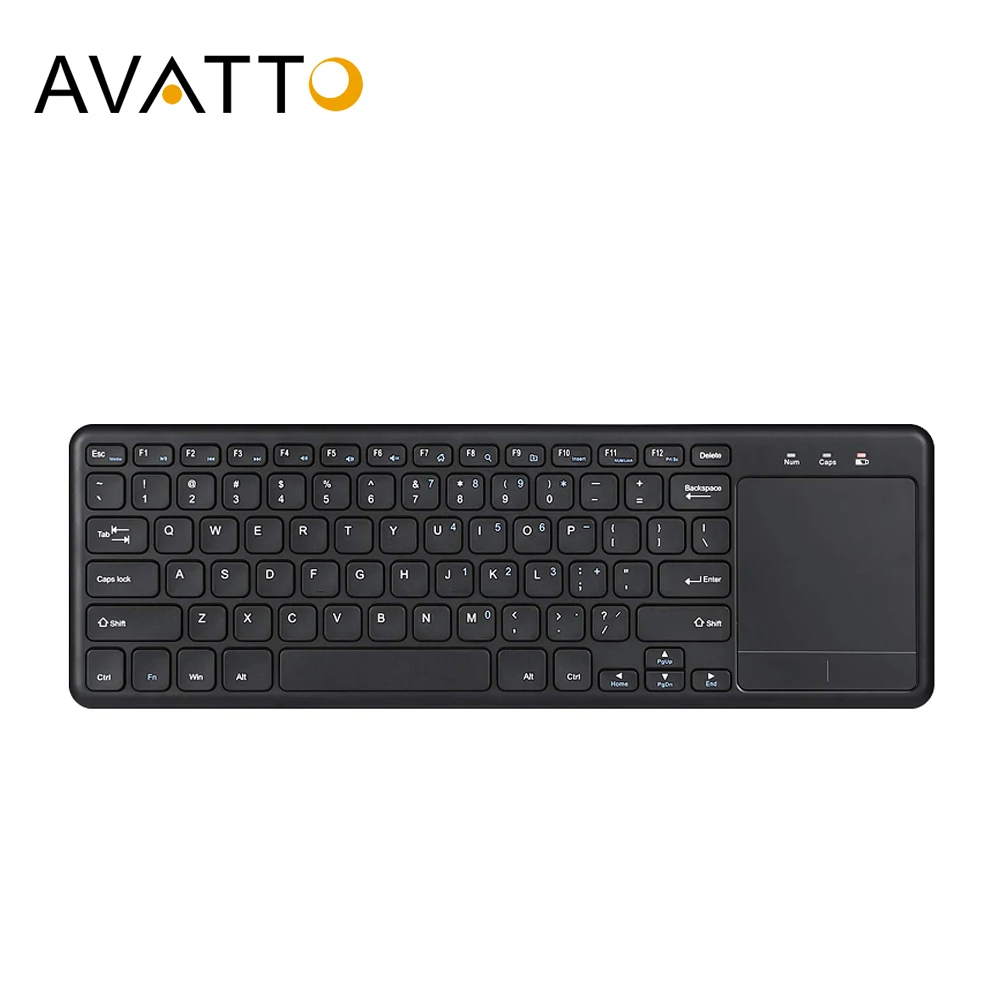 AVATTO Whisper Тихая 2 4 _ офисная клавиатура с тачпадом и мышью Combo для Windows PC Smart TV Android