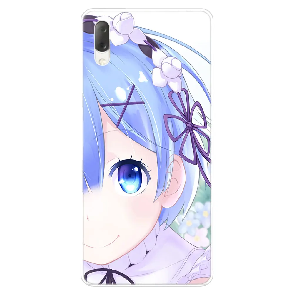 ; аниме «вновь ноль ОЗУ Rem Жесткий Чехол для sony Xperia L1 L2 L3 X XA XA1 XA2 ультра E5 XZ XZ1 XZ2 компактный XZ3 M4 Aqua Z3 Z5 премиум-класса - Цвет: 006