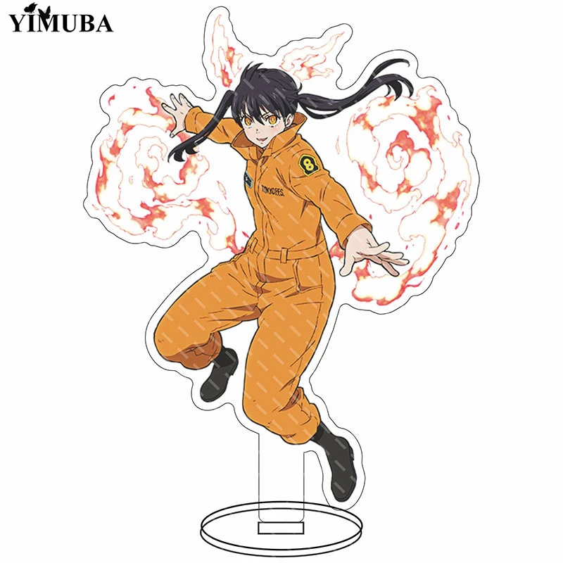 Interior Decoration Statues Toy, Fire Force Acrylic Stand