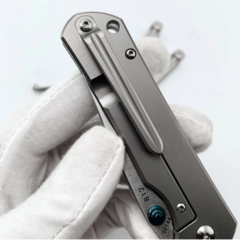 Tc4 Back Clip Titanium 812 Titanium Alloy One Piece Back Clip 901 902 9103 Knife Back Clip Knives Aliexpress