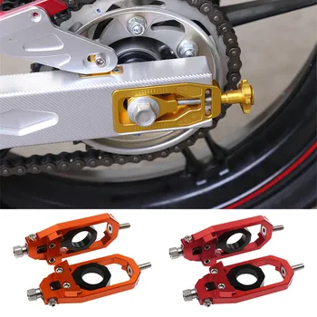 

2 Rear Axle Spindle Adjuster Chain Blocks Motorcycle Rear Axle Spindle Controller Chain Blocks For YAMAHA TMAX530