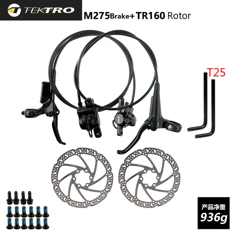 TEKTRO HD M275 Гидравлический дисковый тормоз 800/1500 мм передний/задний для горного