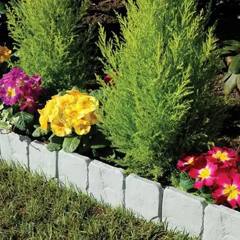

10PCS DIY Garden Fence Decor Gardening Plantas Naturales Lawn Flowerbed Decorative Fence Panel Garden Border Beds Plant Support