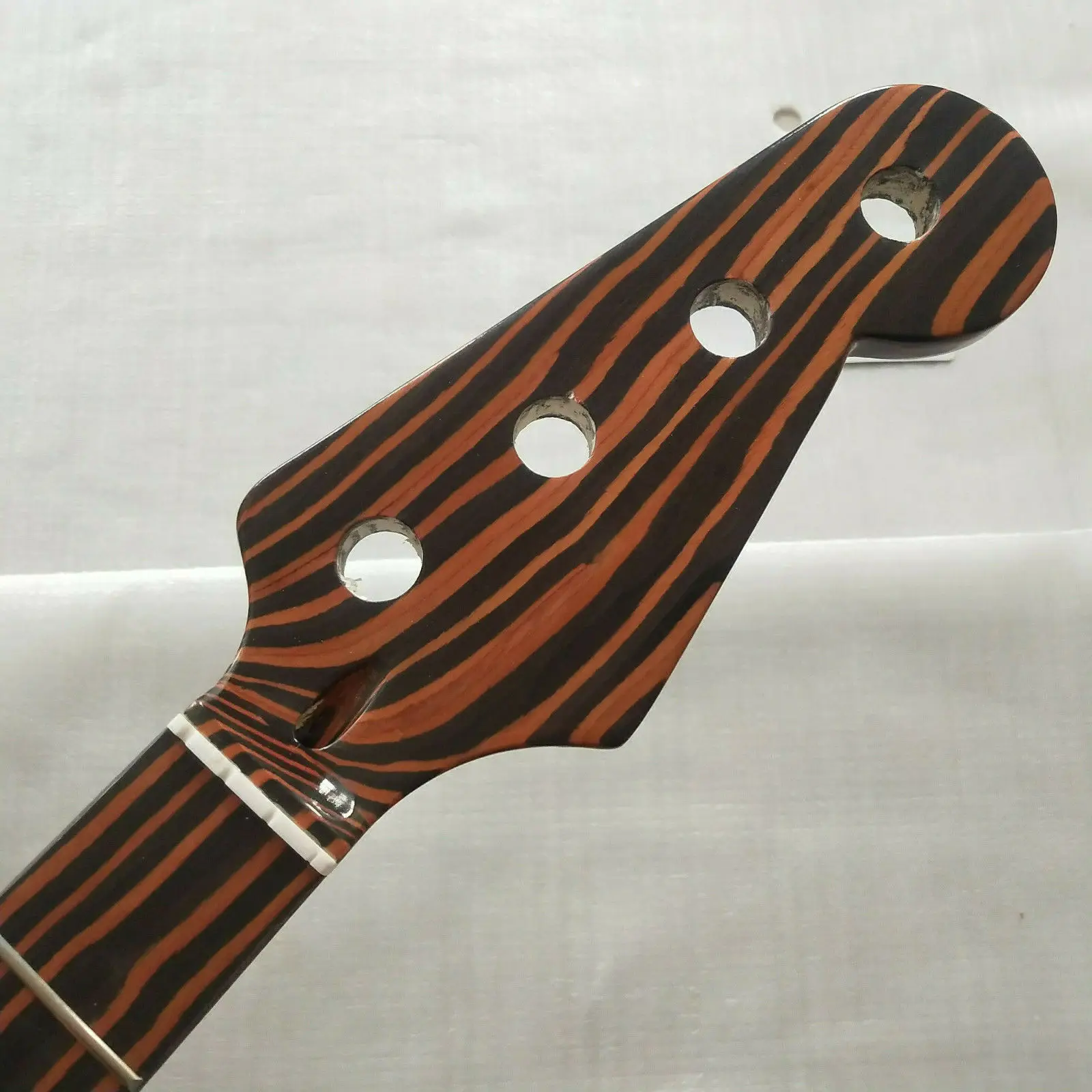 Запчасти для шеи электрической бас-гитары Zebra wood 20 ладов 4 струны | Спорт и