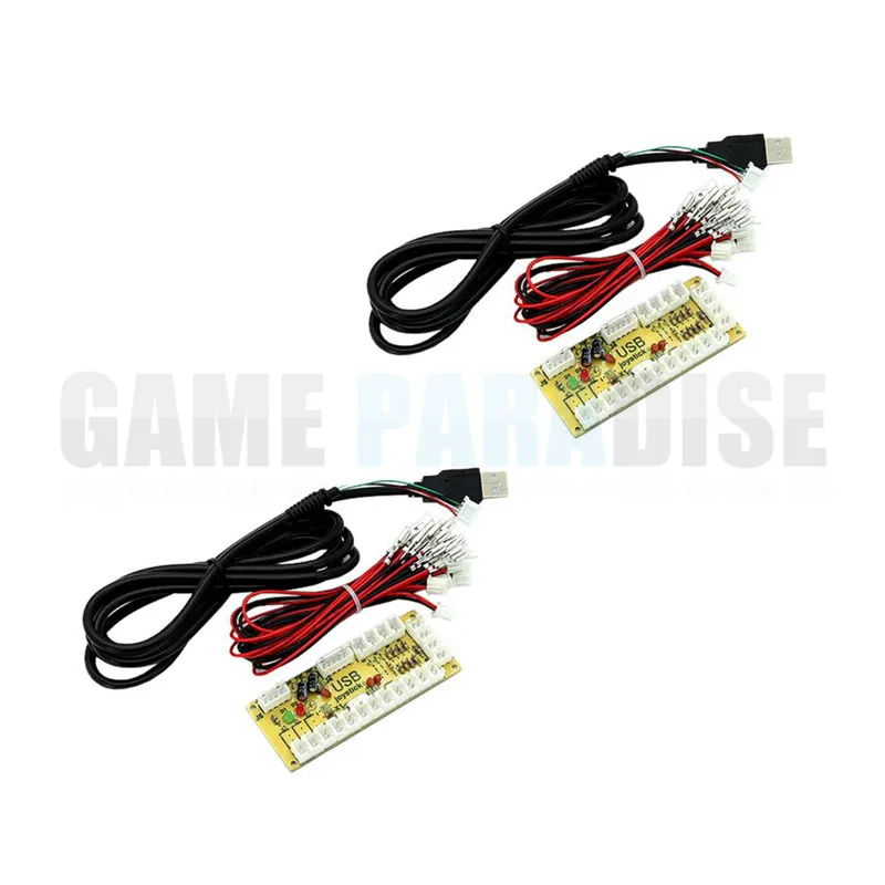 

USB-кодировщик с жгутом для аркадных игр, с нулевой задержкой, 2 шт./лот