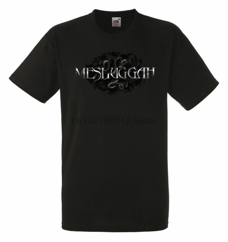 Мужская футболка с логотипом MESHUGGAH Black Herren | одежда