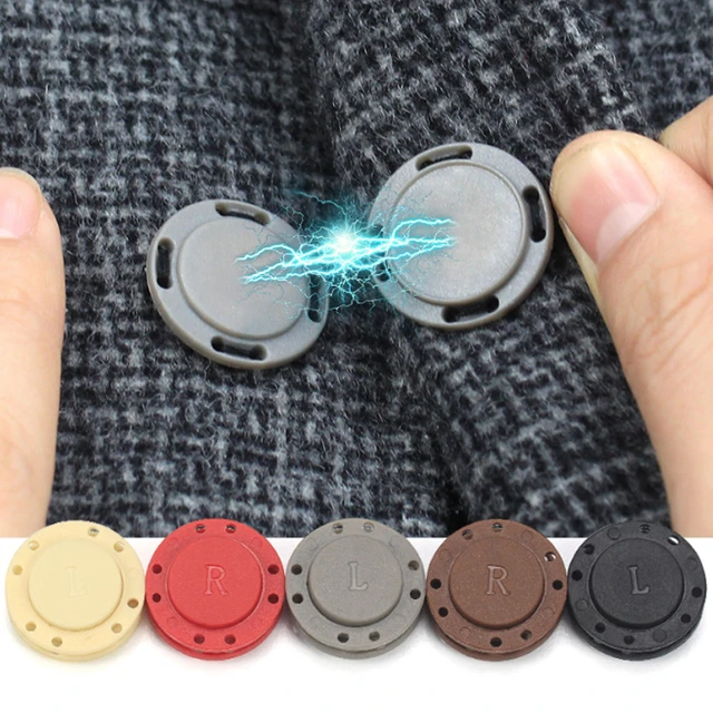 Invisible Magnet Buttons For Clothing DIY Sewing Accessories Decorative  Concealed Buckle Needlework Overcoat Cardigan Garments