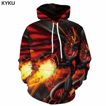 

KYKU Brand Demon Hoodie Men War Hoodie Print Anime Hoody Anime Film Hooded Casual Funny 3d Printed Long Sleeve Hip Hop Pullover
