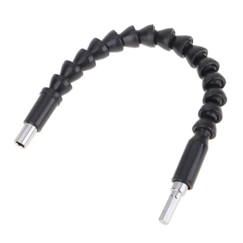 

1PC Black 295mm Extention Screwdriver Bit Holder Connect Link Flexible Shaft Bits for Electronics Drill Plastic Metal Power Tool