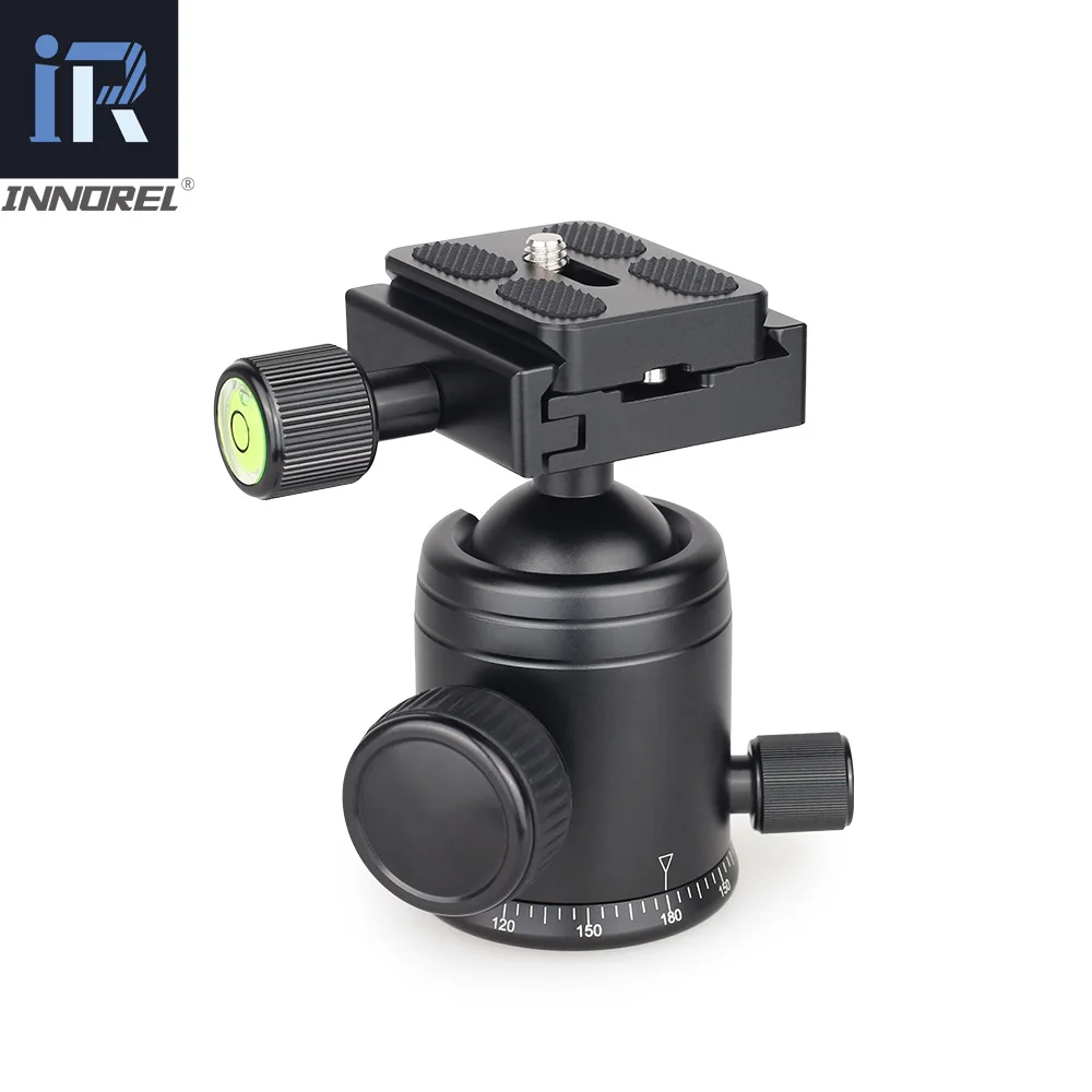 INNOREL B36N CNC Panorama Tripod Ball Head With Arca Swiss Quick Release Plate Adapt for Cameras/Camcorders/Telescope