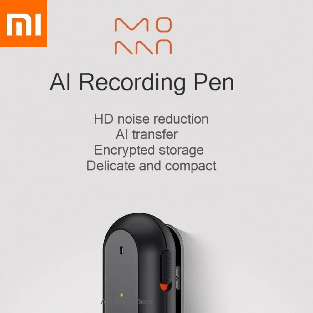  Xiaomi Smart AI Recording Pen HD Recording Intelligent Noise Reduction Encrypted storage For Meetin