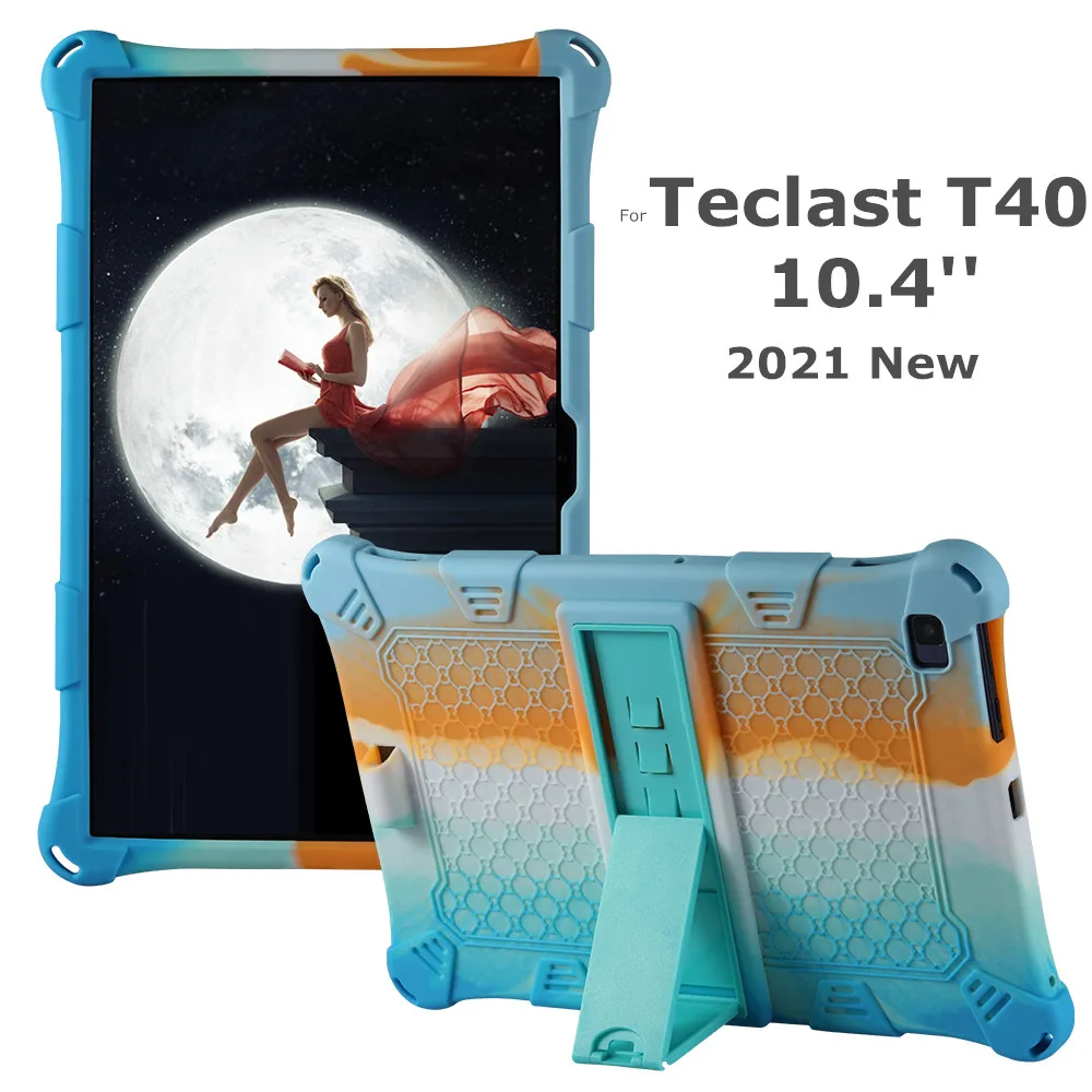 

Soft Tablet Case for Teclast T40 Silicon Stand Holder Protect Shell for Telcast T40 10.4 inch 2021 Tablet PC Funda Cover Cases