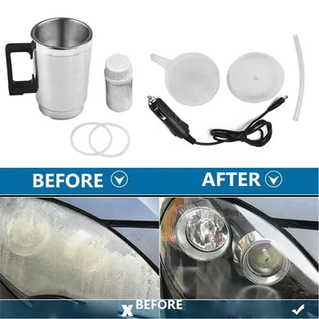 

Lens Restoration Kit Restoration Spray Cup+2*Lid+50ml Refurbish Fluid Accessory