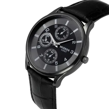 

Classic New Men Watch Wrist Watch Leather Strap Quartz Casual Men's watch Wrist Party decoration suit Dress Watch gifts male ma