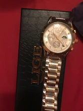 LIGE-Reloj de acero inoxidable para mujeres, nuevo accesorio de oro, creativo, impermeable, femenino, 2020