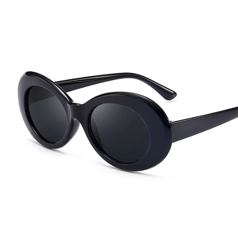 Polarized Sunglasses Kurt Cobain Retro Oval Sunglasses Man Vintage Fashion Brand Sun Glasses Classic White Black Lentes De Sol Mujer polarized sunglasses steampunk sunglasses semi rimless sunglasses sports sunglasses
