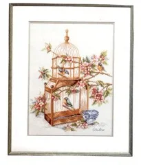 hh Different Photoes styles Top Quality Lovely Counted Cross Stitch Kit Ornament Santa Father Gift Christmas Tree Ornaments Dim - Цвет: Черный