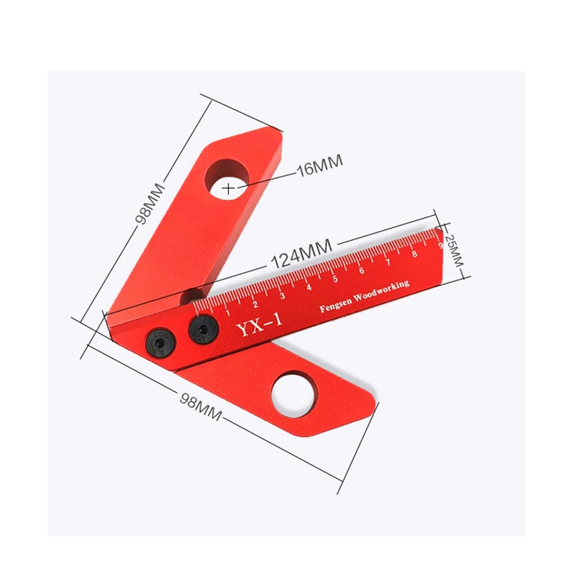 Деревообрабатывающий центр писец 45/90 градусов угол линии Калибр квадратный центр писец плотник линейка центр искатель измерительный инструмент
