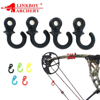 

4Pcs Monkey Tail Archery Bow String Stabilizer Compound Bowstring Damping Ring Bowstring Damper Reduce Shock Noise Oscillation