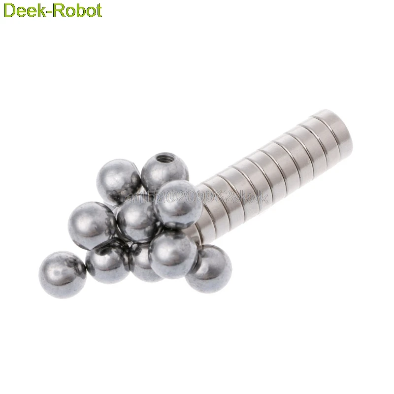 12Pcs Screw Ball+ Round Magnetic Bracket For 3D Printer Delta Kossel K800