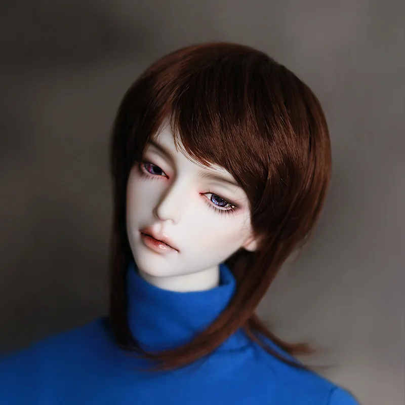 brown MSD SD BJD кукольные парики 1/3 1/4 1/6 BJD парик короткие волосы для кукол аксессуары, Sythetic кукольные волосы - Цвет: brown