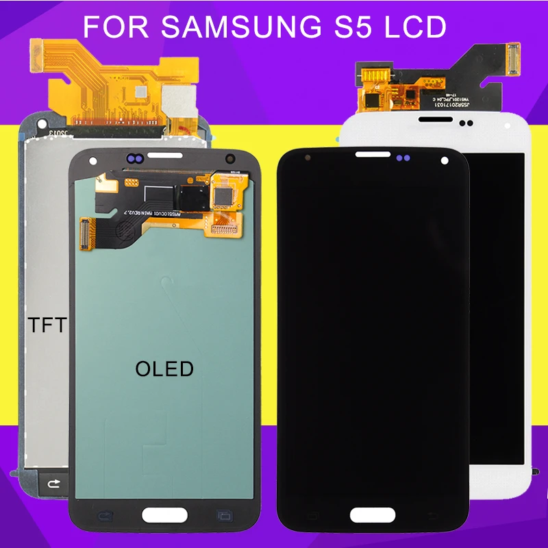 HH продвижение i9600 ЖК-дисплей для Samsung Galaxy S5 G900 G900F G900A телефон дисплей с сенсорным