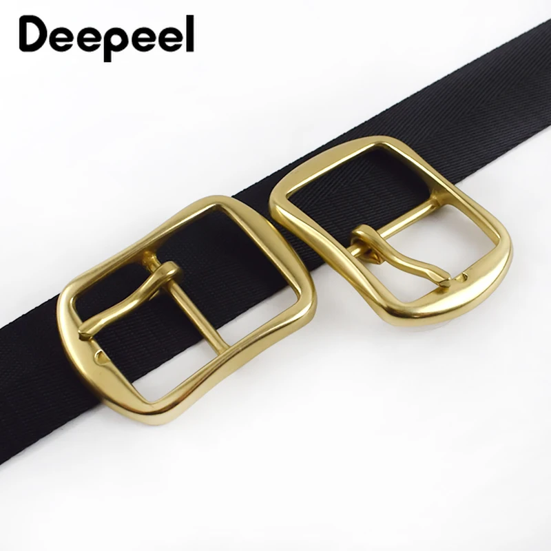 Deepeel 1 шт. твердой латуни с металлическим ремнем и пряжкой для мужчин женщин