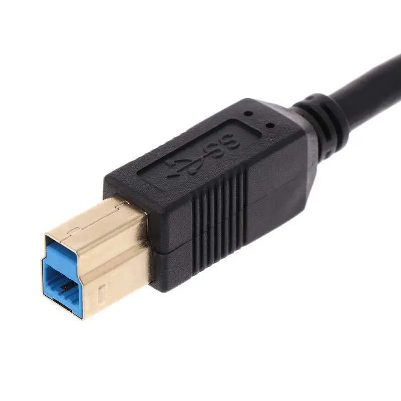 Суперскоростной usb-адаптер 3,0 кабель USB для принтера 3,0 AM-BM провод-УДЛИНИТЕЛЬ шнур для устройства принтера hp