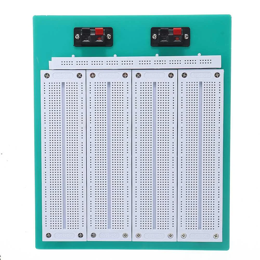 LEORY DIY SYB-500 PCB Solderless комбинированная макетная плата+ MB102 модуль питания+ 65 Перемычка Комплект кабелей