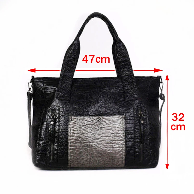 CoCopeanut Luxury Designer Handbag Ladies Shoulder Bags PU Leather  Crocodile Pattern Printing Female Casual Trend Tote Bag Women Handbags