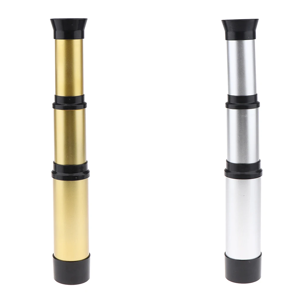 35mm Pirate Telescope Zoomable Pocket Monocular Spyglass, Handheld Telescope for Kids Outdoor Activity