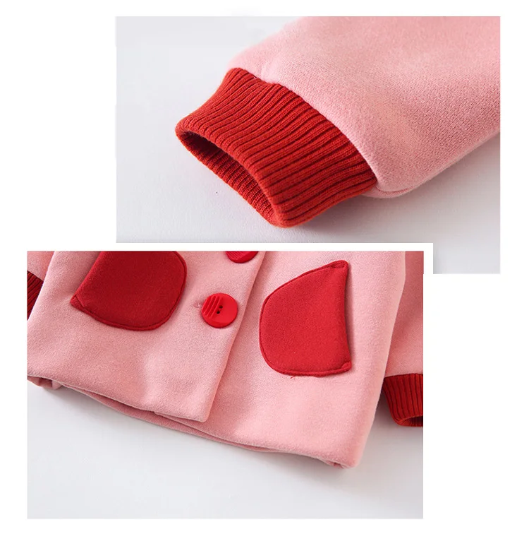 Ircomll Spring Autumn Baby Girl Christmas Deer Clothes Toddler Girl Long Sleeve Coat Jacket Infant Tops Outwear 9M-4Y