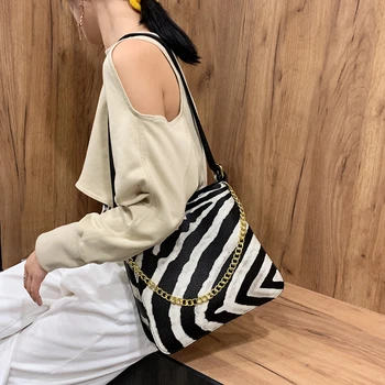 

Luxury Designer Bag Brand Handbags Fashion Shoulder Bag Zebra Leopard Pattern Bags for Women 2020 Women's Bag Women's Handbag