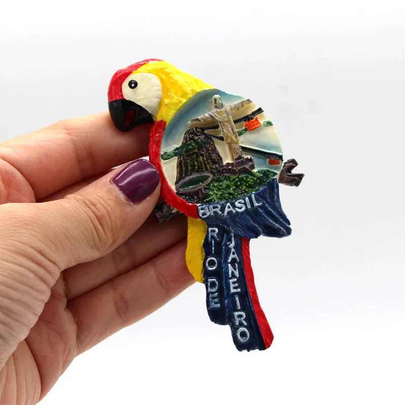 Magnete Frigorifero 3D Venezuela In Legno - Souvenir Da Collezione