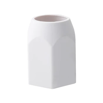 

Geometric Hexagonal Dressing Table Silicone Pencil Holder Gift Space Saving Desktop Organizer School Pen Cup Portable Study Room