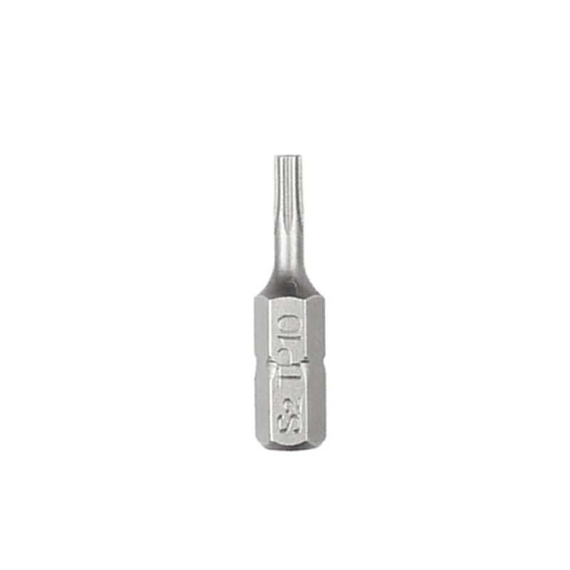 1 인치 TP10 15 20 25 30 35 보안 Torx 스크루 드라이버 비트 세트 전동 공구 용 1/4 인치 6.35mm 육각 섕크 전기 스크루 드라이버 비트