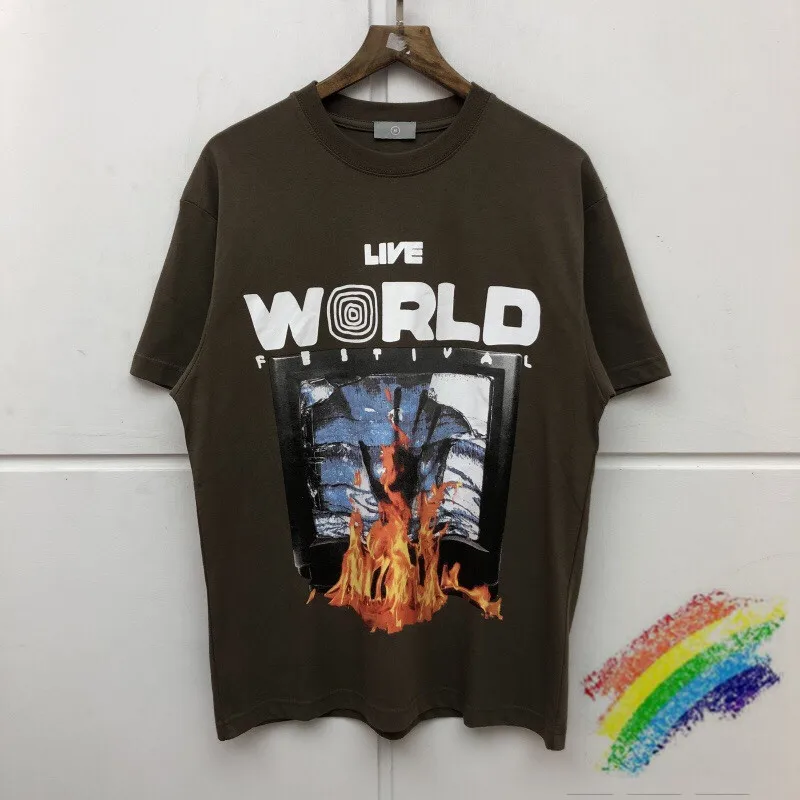 Новинка Трэвиса Скотта астромира футболки для мужчин и женщин мужские высокого