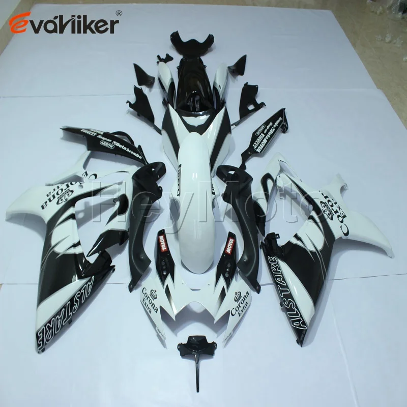 Заказной Пластиковый обтекатель мотоцикла для K6 GSX-R600750 2006-2007 GSXR600 06 07+ винты+ Красный Черный ABS Кузов H2 - Цвет: G