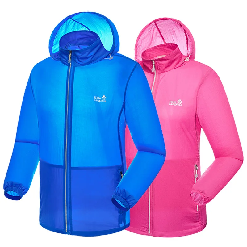 Jack Wolfskin Jie Land Wind Shield Женская ультратонкая дышащая одежда для защиты от солнца большого размера мужская летняя спортивная одежда W