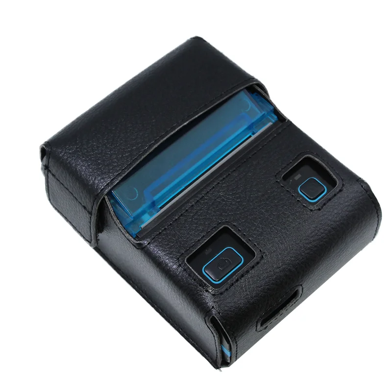 Printer with Case Веха 2 дюймов Android IOS POS термопринтер чековый билетный аппарат компьютерная печать bluetooth портативный мини MHT-P5801 - Цвет: Printer with Case