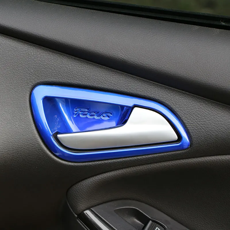 4 шт./компл. наклейка на внутреннюю дверь автомобиля отделка интерьерная литье