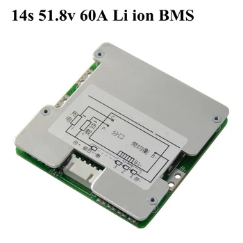 

14s 51.8v 60A Bms Li-ion E-bike Battery Bms Pcm Battery Protection Board Polymer Lithium Battery BMS for E Vehicles 1000w 2000w