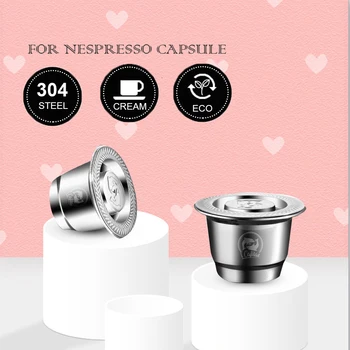 

ICafilasFor Nespresso Reutilisable Refillable Capsule Crema Espresso Reusable Refillable Coffee Filter