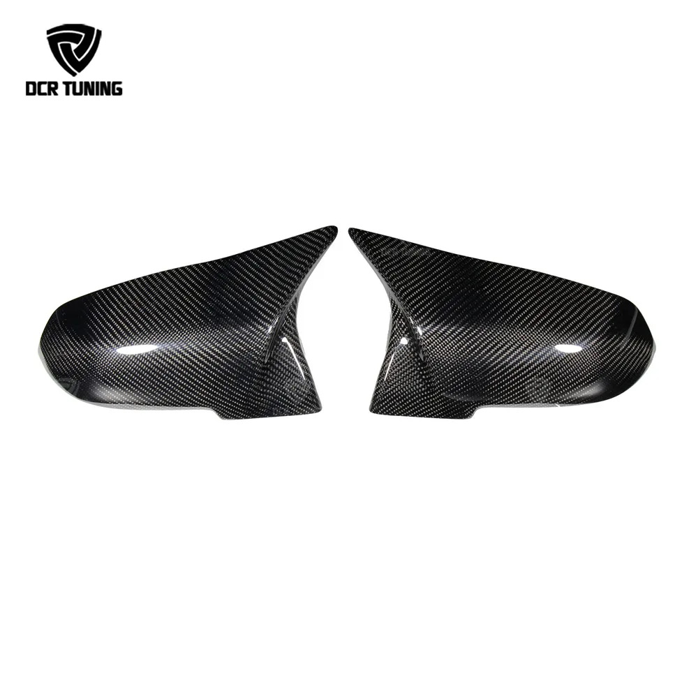 For BMW 1 2 3 4 Series F20 F30 F31 F32 F36 2012-UP 320i 328i 330d 335i M3 M4 Look Replacement style Carbon Fiber Mirror Cover