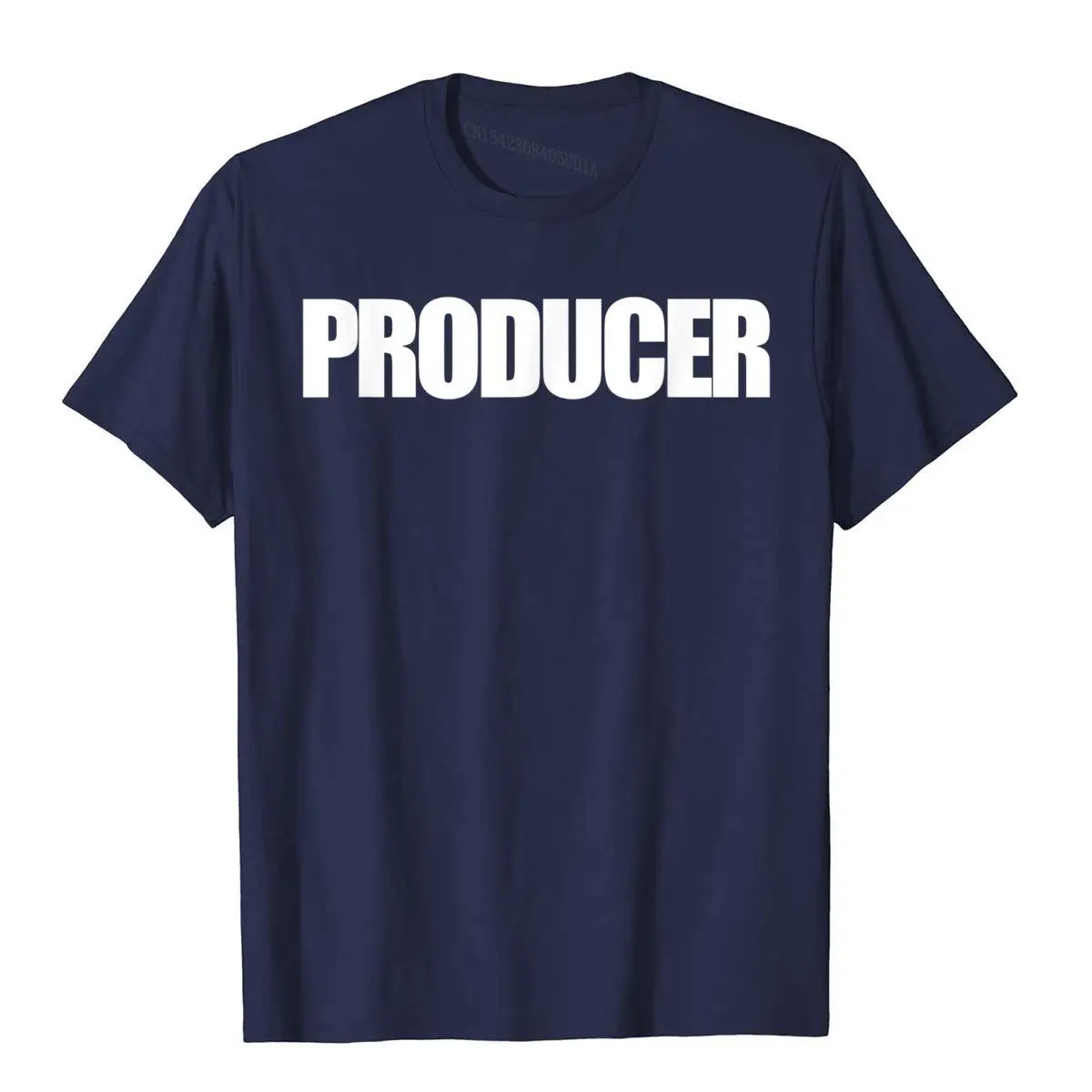 PRODUCER T-Shirt Film or Music Production On Set ID__B14210navy