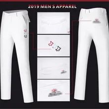 Новинка, Мужские штаны для гольфа, весенние и осенние брюки, спортивная одежда для гольфа, мужские брюки, повседневные штаны
