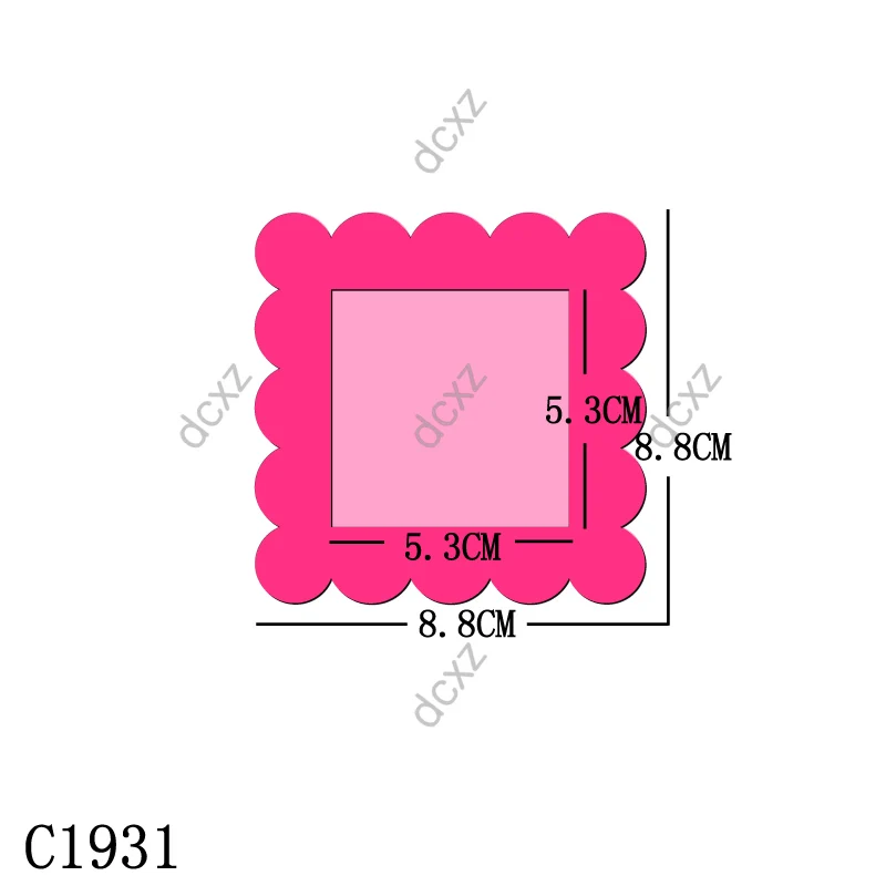 Новинка режущие штампы для фоторамки деревянные скрапбукинга C830 | Дом и сад