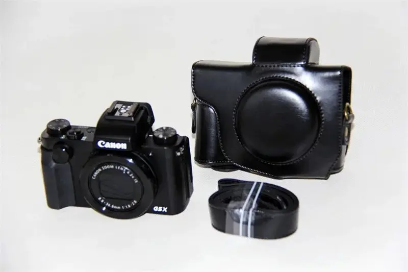 Чехол для камеры из искусственной кожи для Canon Powershot G9 X G9X2 G7X2 G7XII G7X3 gsxxiii G5X чехол для камеры с ремешком