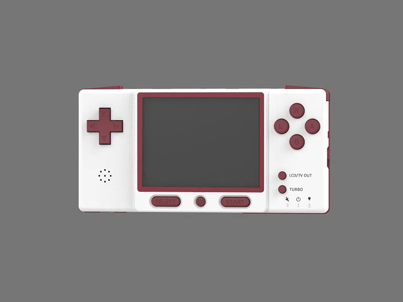 Портативная игровая консоль DIGIRETRO Boy для ретро-игр, совместимых с официальными картами GBA - Цвет: RED